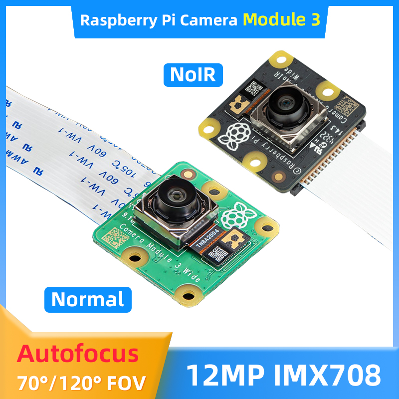 Raspberry Pi Hq Camera Microscope Lens - Official Raspberry Pi กล้องโมดูล3 12MP IMX708