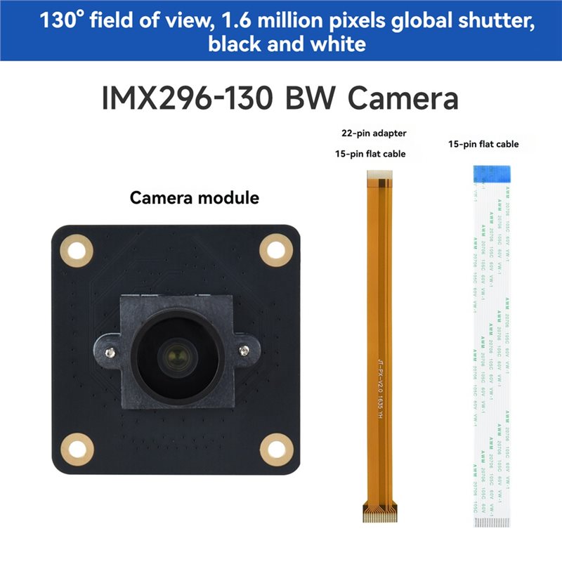 B29C-IMX296 1456X1088 1.6MP BW - Raspberry Pi Global Shutter Camera Imx296 บทวิจารณ์และราคา