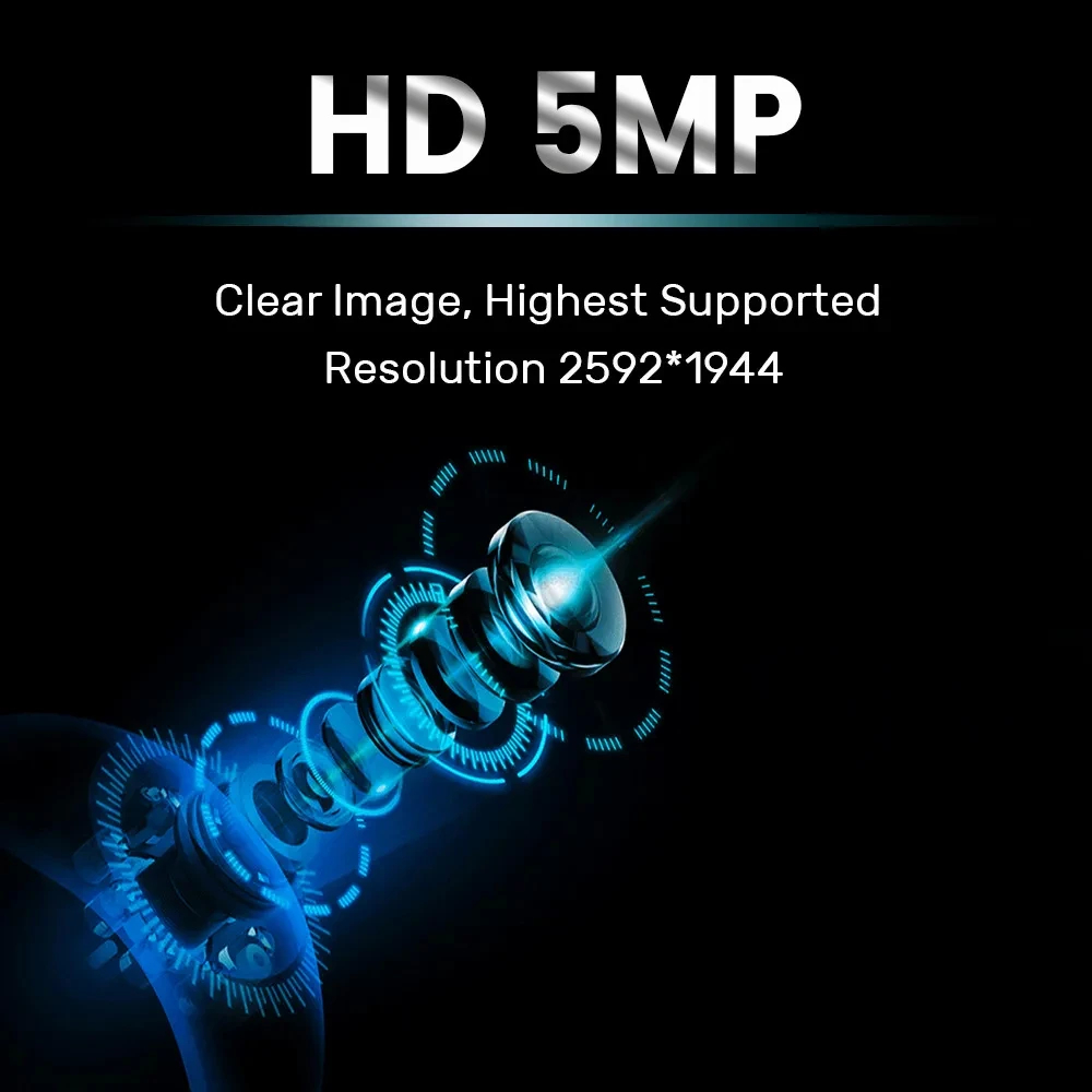 OV5647โมดูลกล้องสำหรับ Raspber - Raspberry Pi Hq Camera Microscope Lens บทวิจารณ์และราคา